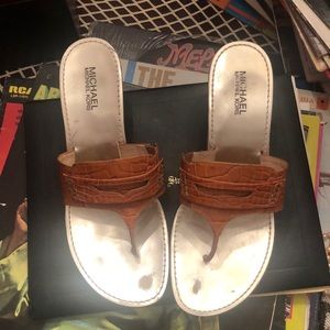 Wooden Michael Kors Sandal